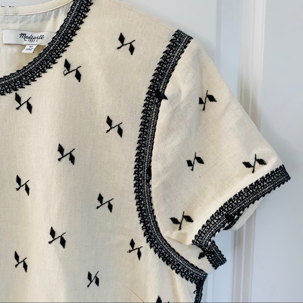 NWT Madewell lined linen beach dress